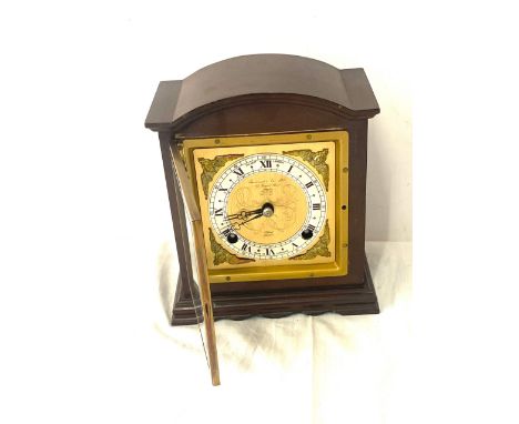 Vintage 2 keyhole Garrard and Co Elliott mantel clock, untested 