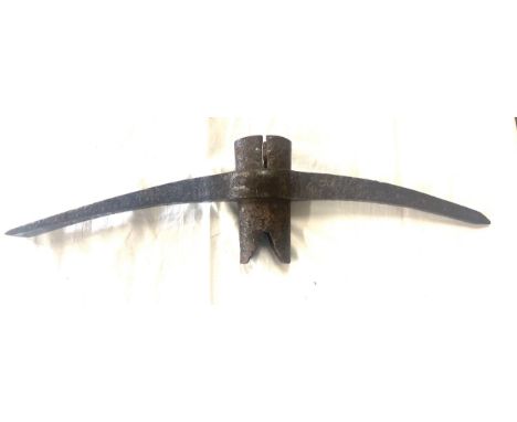 Vintage pick axe marked 1915 