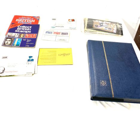Folder of assorted Vintage and later stamps in a album 