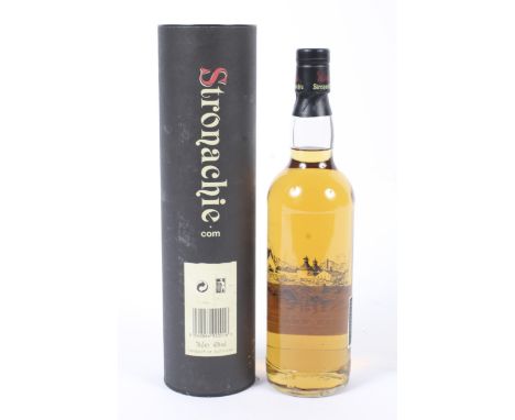 A bottle of Stronachie Single Malt Scotch Whisky. Aged 12 years, boxed, 70cl, 43% vol. 