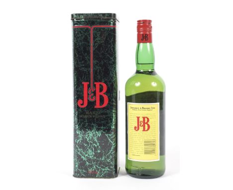 A bottle of J&amp;B Rare blend of old scotch whiskies. 75cl, boxed. 