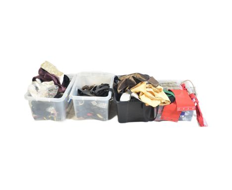 A large collection of vintage late 20th&nbsp;century theatrical costume belts, used in stage productions and performances. Th