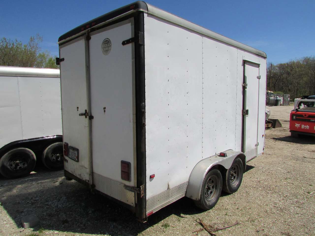 1997 Wells Cargo CW142102 14'x80"x96" Enclosed Trailer Tandem Axle