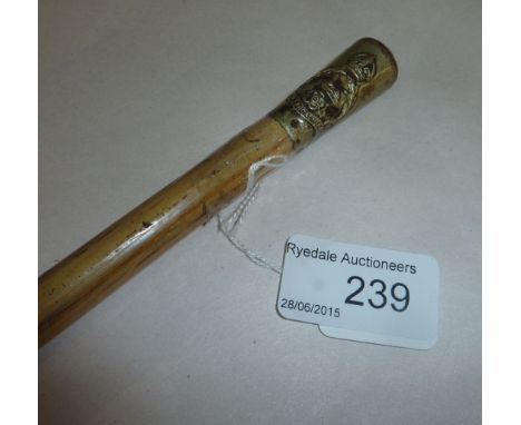 East Lancashire Regiment officer's swagger stick