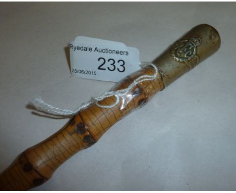 Royal Flying Corp officer's bamboo swagger stick