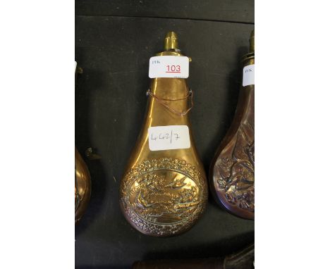 Copper powder flask