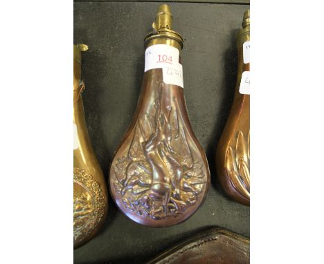 Copper powder flask