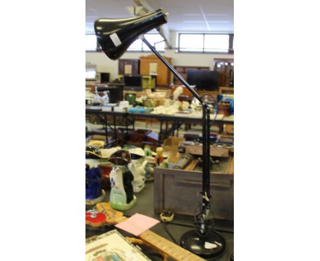 Black anglepoise lamp