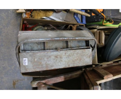 Box of miscallenous tools etc and toolbox