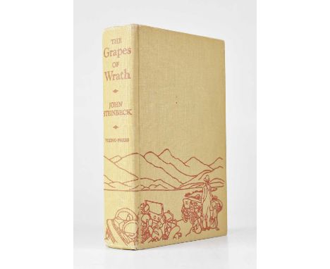 JOHN STEINBECK; 'The Grapes of Wrath', first edition, published Viking Press 1939, no dust jacket.