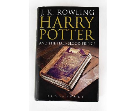 J. K. ROWLING; first edition, 'Harry Potter and the Half-Blood Prince', signed and dedicated to title page, with misprint on 