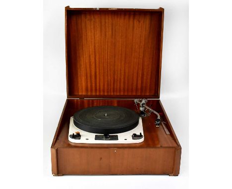 GARRARD; a model 301 transcription motor turntable record player, in wooden case.Condition Report: - Please note that this lo