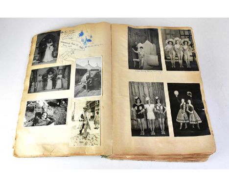 A 1930s scrapbook relating to the costume designer Robert St John Roper spanning nearly a decade from the late 1930s-1940s wi