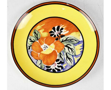 WEDGWOOD; six limited edition 'Bizarre' by Clarice Cliff collectors' plates, based on an original appliqué, 'Eden', 'Lubano',