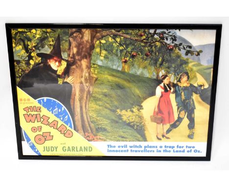 THE WIZARD OF OZ; a reproduction film poster 'The Evil Witch Plans a Trap for Two Innocent Travellers in the Land of Oz', 62 