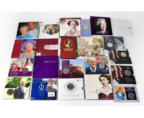 THE ROYAL MINT; a collection of mostly commemorative coinage, all individually packaged, to include 'A Portrait of a Prince',