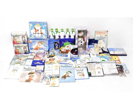THE SNOWMAN; assorted memorabilia to include a jigsaw puzzle, a Coalport advent calendar, 'The Snowman, Snowdog and Billy' or