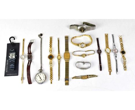 A collection of ladies' and gentlemen's costume wristwatches, to include Limit, Seiko, Sekonda, Citizen and Accurist examples