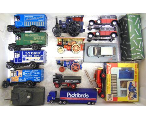 A K. &amp; R. REPLICAS NO.KR1, AUSTIN HEALEY 3000 MK III (1967) WHITE METAL KIT boxed; together with fourteen assorted diecas