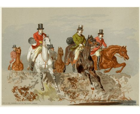 [HUNTING]. AFTER JOHN FREDERICK HERRING, SENIOR (BRITISH, 1795-1865)  'The right sort'; and 'The wrong sort', a pair,  lithog