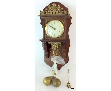 A Zanse Dutch clock weight driven