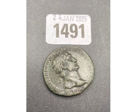 Large Roman Sestertius 26 g