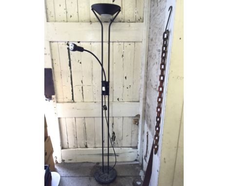 A standard lamp with reading light.