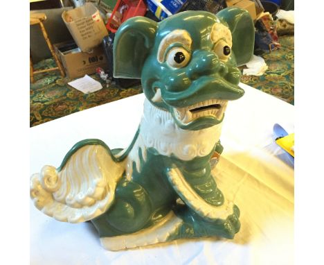 A ceramic Foo Dog.