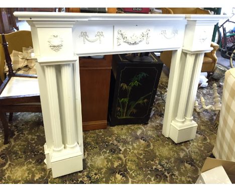 *A large fire surround.