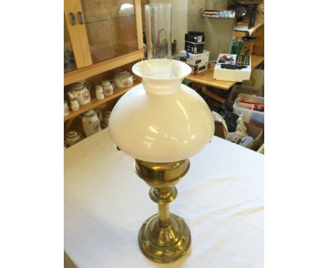 An oil lamp.
