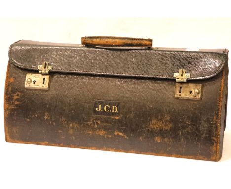 Unusual antique Masonic briefcase by George Kenning &amp; Son, 1-4 Little Britain, London. P&amp;P Group 2 (£18+VAT for the f