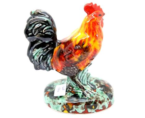 Anita Harris cockerel, H: 18 cm. P&amp;P Group 2 (£18+VAT for the first lot and £3+VAT for subsequent lots) 