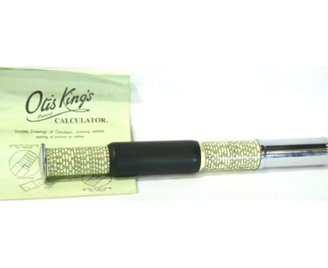 Oris Kings cylindrical British Made pocket calculator. P&amp;P Group 1 (£14+VAT for the first lot and £1+VAT for subsequent l