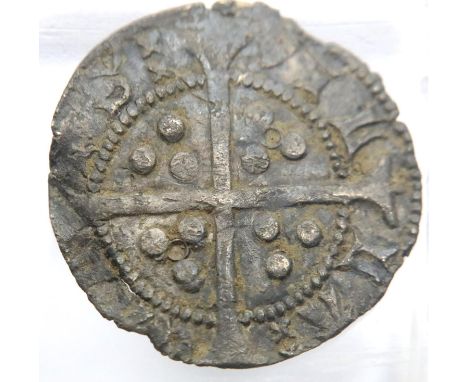 Silver Hammered Penny Long Cross of King Edward III Double Star. P&amp;P Group 1 (£14+VAT for the first lot and £1+VAT for su