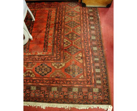 A Belgian woollen Mossoul carpet, 350 x 250cm