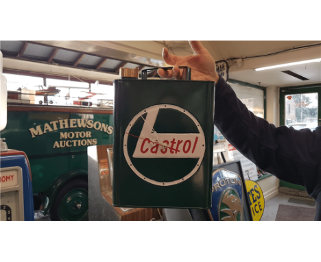 CASTROL TIN CLOCK