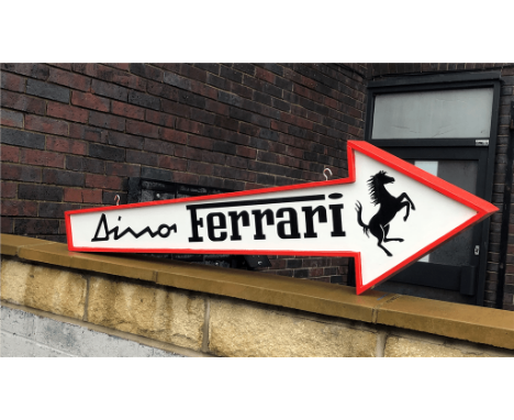 FERRARI ARROW SIGN