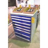 28-1/2"L x 28"W x 42"H 8-Drawer Tooling Cabinet with O-Ring, Spring Hardware and Pipe Fitting