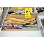 Lot-Wood Carving and Gouging Tools in (1) Box