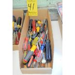 Lot-Flat Head Screwdrivers in (1) Box