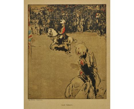 *Nicholson (William, 1872-1949). Crown Prince Wilhelm of Germany & Austria (1882 - 1951), chromolithographic portrait, 40 x 2