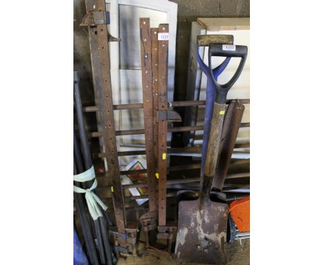 Three sash clamps