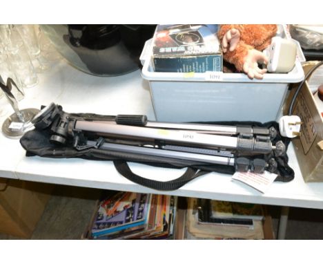 A Vangard camera tripod