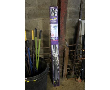 A Minky Easy Breeze three arm outdoor rotary clothes airer, as new