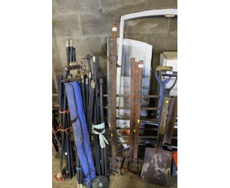 A pair of sash clamps
