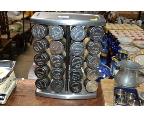 Olde Thompson 20 Jar Traditional Spice Rack