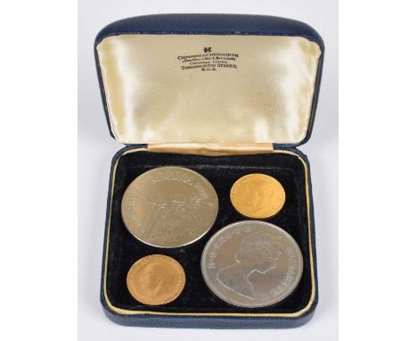 George V, Sovereign, 1918, Bare head l. R. St. George and dragon, S on ground for Sydney Mint, Australia, edge milled, gold, 