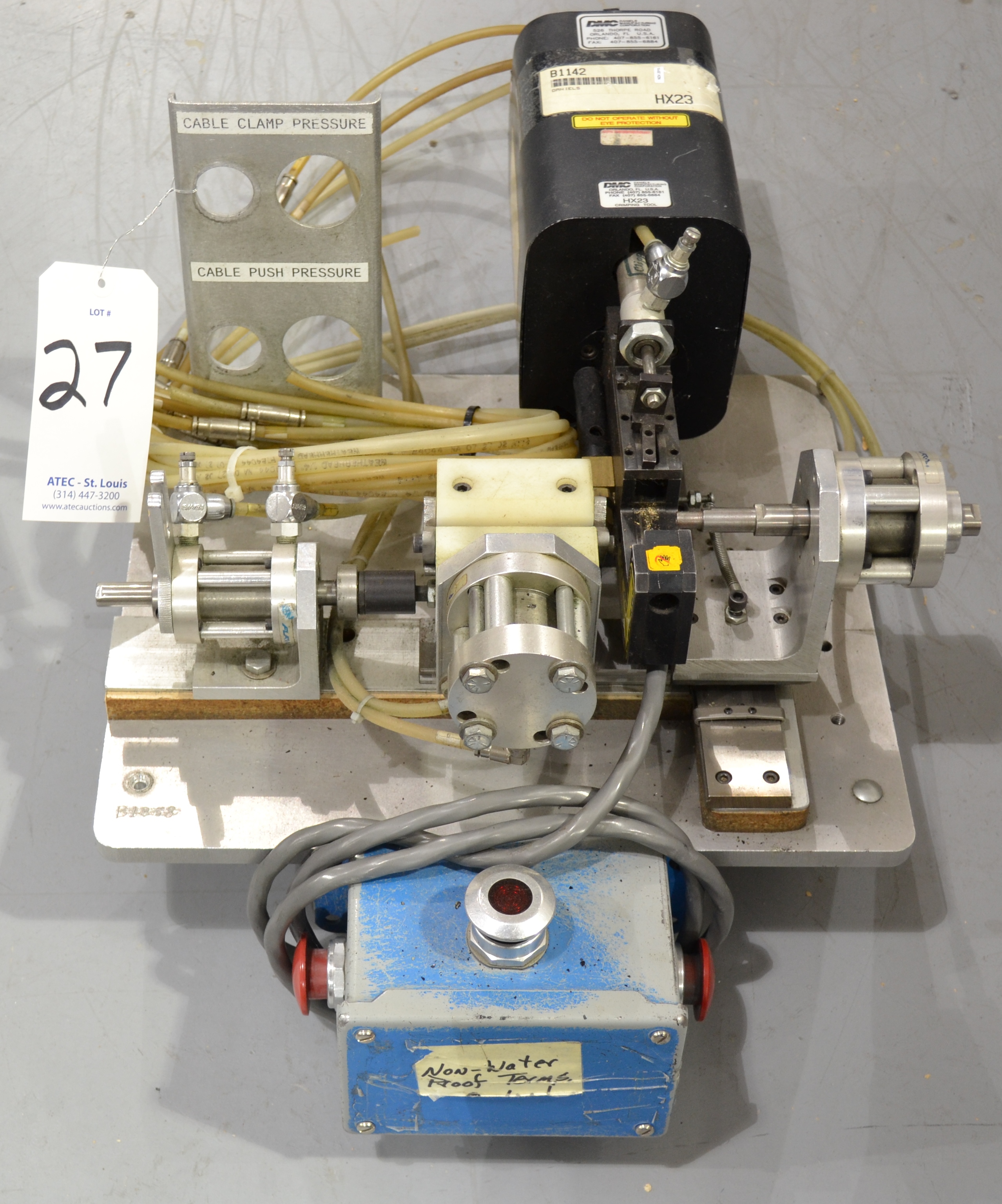 Daniels Manufacturing Corp. Model HX23 COAXIC Crimping Tool, S/N 102405