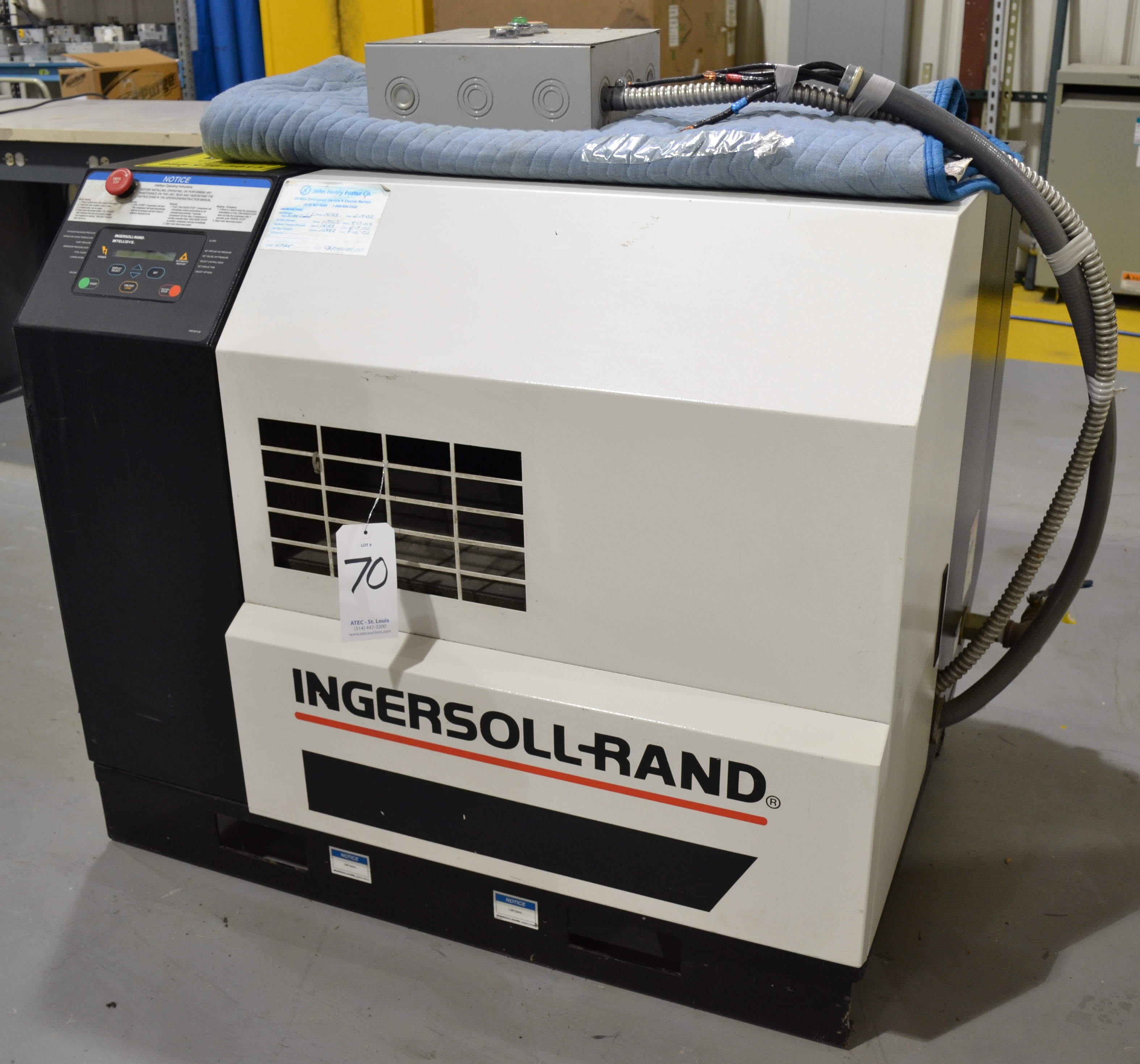Ingersoll Rand Model SSREP25 25HP Rotary Screw Air Compressor, 125