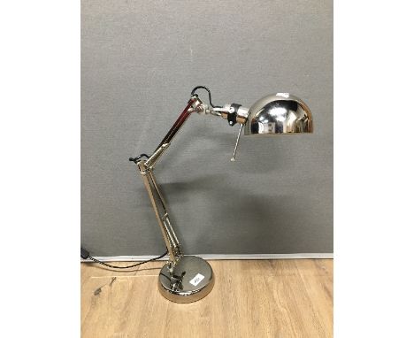 CHROMED ANGLE POISE LAMP NEW